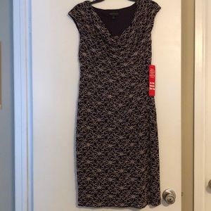 Brand New Lacy dress purple and gold